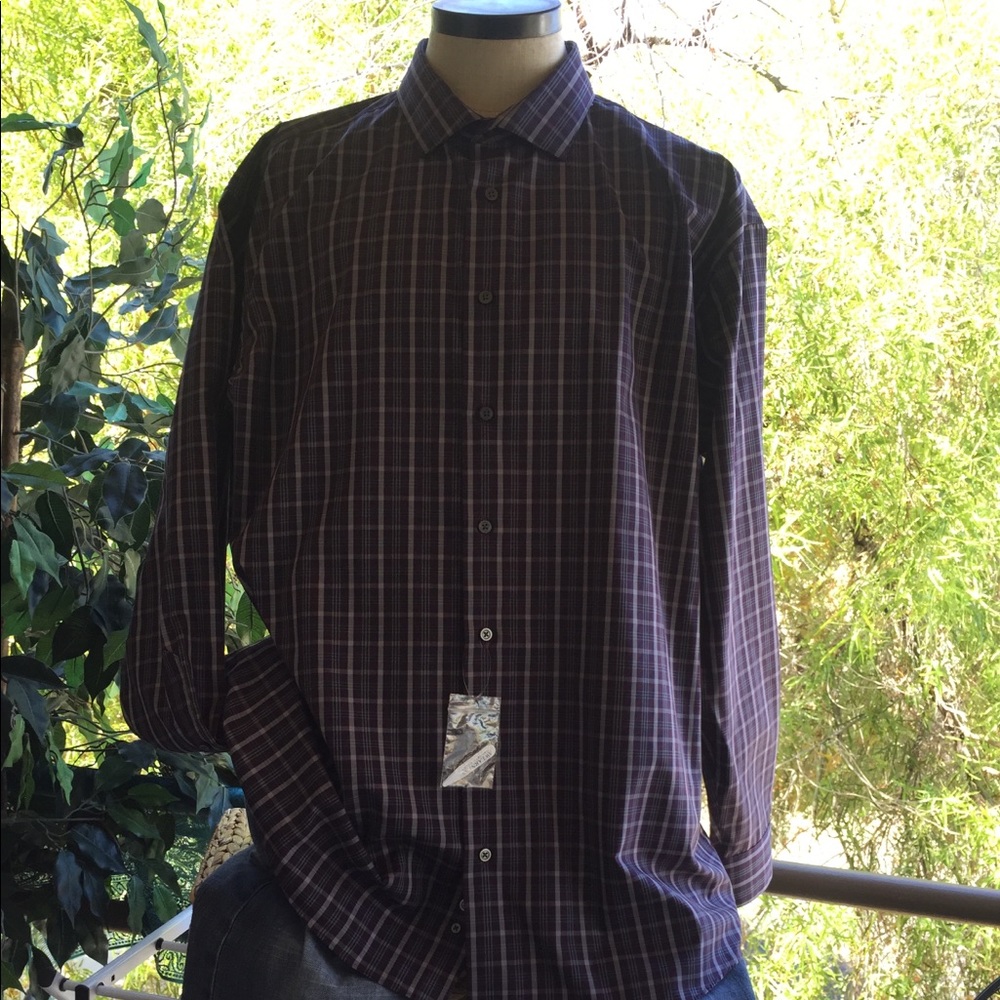 Men’s Kenneth Cole Button Dress Shirt 19 36/37